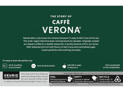 Starbucks Caffe Verona Coffee K-Cup Pods, Dark Roast Arabica Coffee