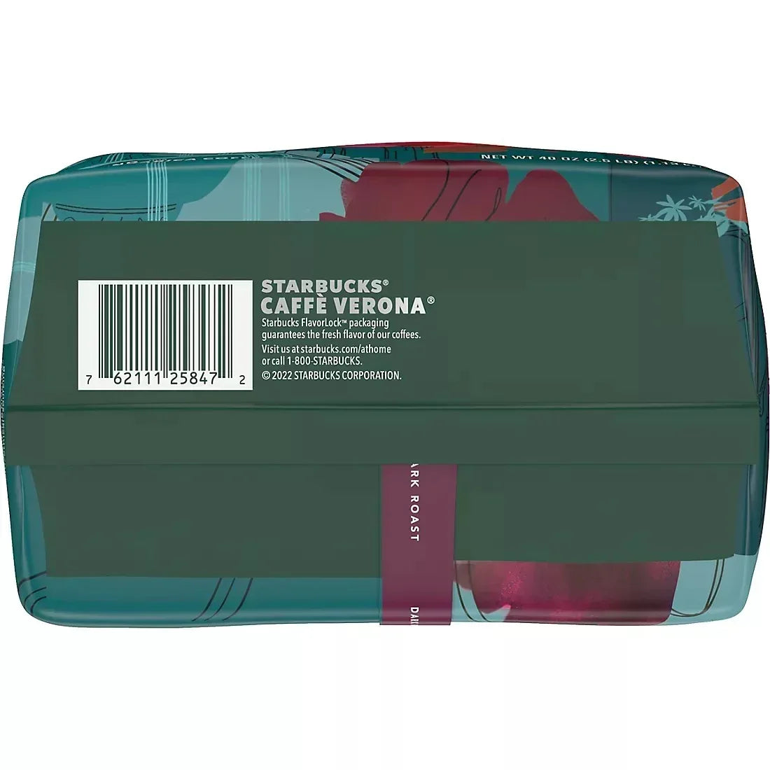 Starbucks Caffe Verona Dark Roast Ground Coffee, 40 oz.