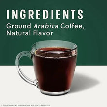 Glass mug of flavored ground coffee with toasted ingredients