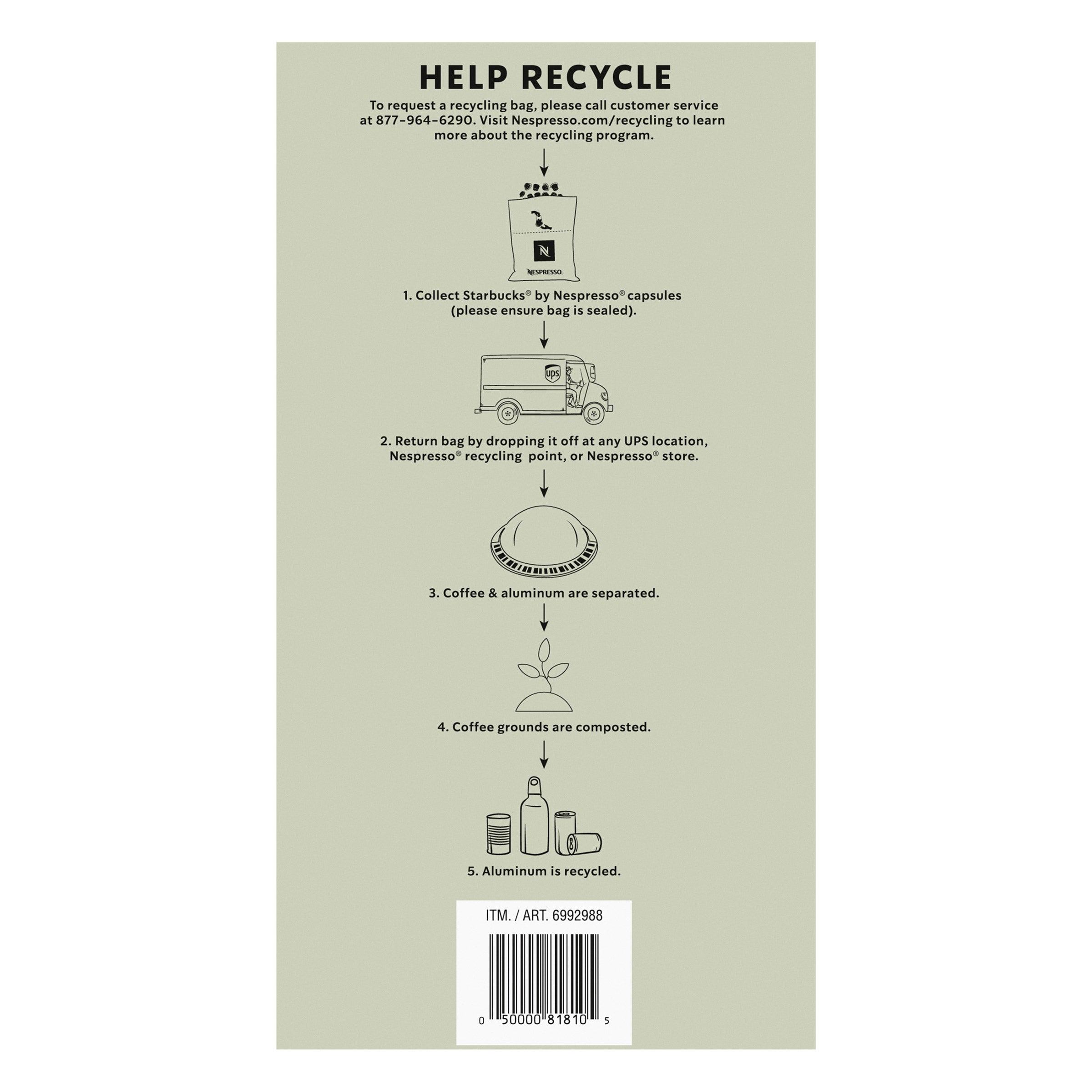 Starbucks Coffee and Espresso Capsules for Nespresso Vertuo Machines 60-count Variety Pack, 100% Arabica Coffee