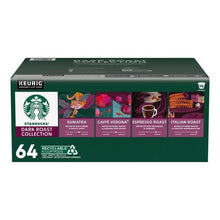 Starbucks Dark Roasts Variety Pack K-Cup Pod, 64-count