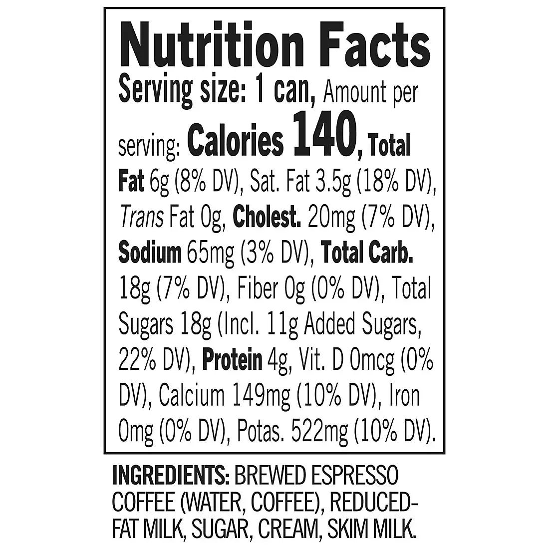 Starbucks Doubleshot Espresso Coffee Cans, 12 pk./6.5 fl. oz.