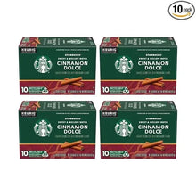 K-Cup pod multipack boxes, green Cinnamon Dolce flavor, 10 count each