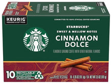 Cinnamon Dolce K-Cup pods box, sweet and mellow notes, 10 count
