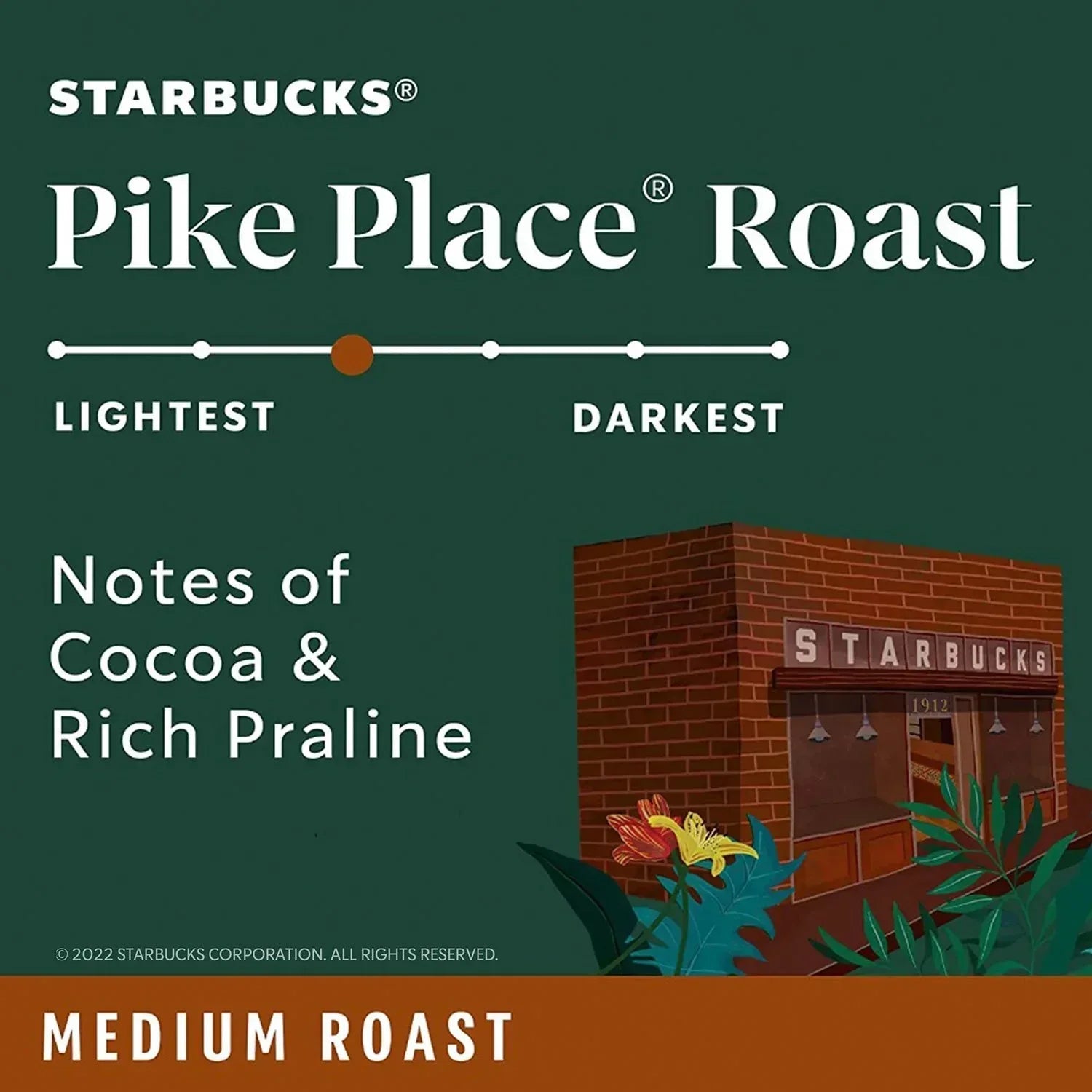 Starbucks Ground Coffee Variety Pack, 2.5 oz., 10 packets
