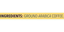 Ingredients text: ground Arabica coffee