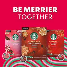 Assorted Keurig K-Cup boxes: Holiday Blend, Gingerbread, Peppermint Mocha