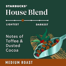 Coffee pod flavor panel with medium roast scale and roasted bean illustration