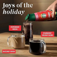 K-Cup coffee pods sampler with holiday drinks, including peppermint mocha and hazelnut cocoa
