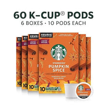 Starbucks Pumpkin Spice 6 box set, 60 K-Cup pods with recyclable label