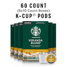 Starbucks Veranda Blend K-Cup pods, 60 count box with coffee pod cups