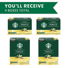 Vanilla K-cup multipack showing four boxes total