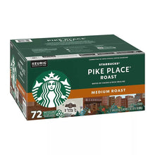 Keurig K-Cup pod box, medium roast, green side with 72-count label