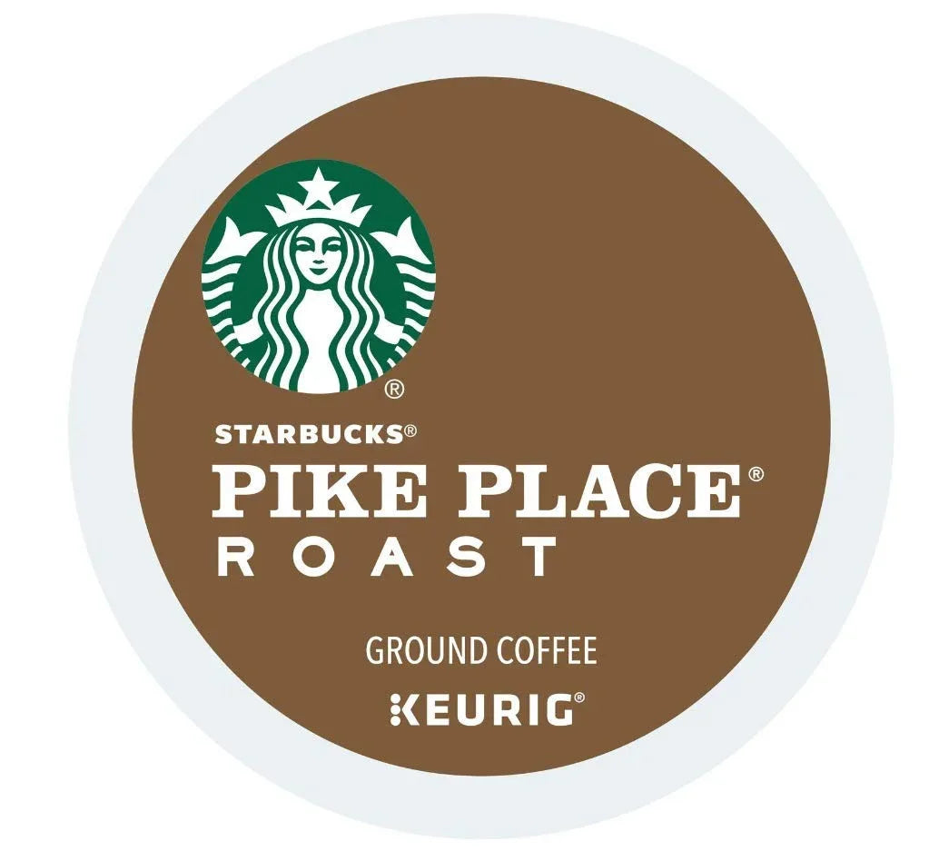 Starbucks Pike Place single serve capsules for Keurig K-Cup pod brewers, 24 Count (Pack of 3)