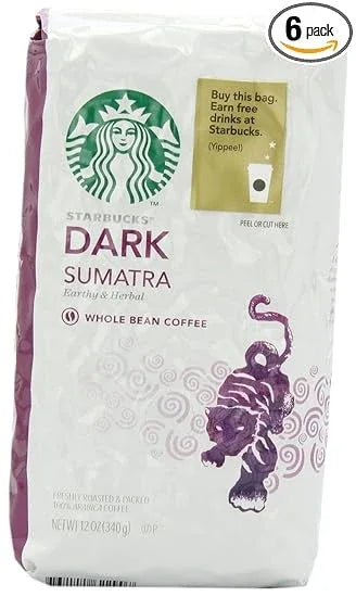 Starbucks Sumatra Whole Bean Coffee
