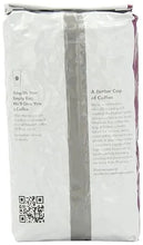 Starbucks whole bean coffee bag back with barcode and product information