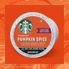 Starbucks Coffee Company Limited Edition Flavored Coffee K-Cups, Pumpkin Spice