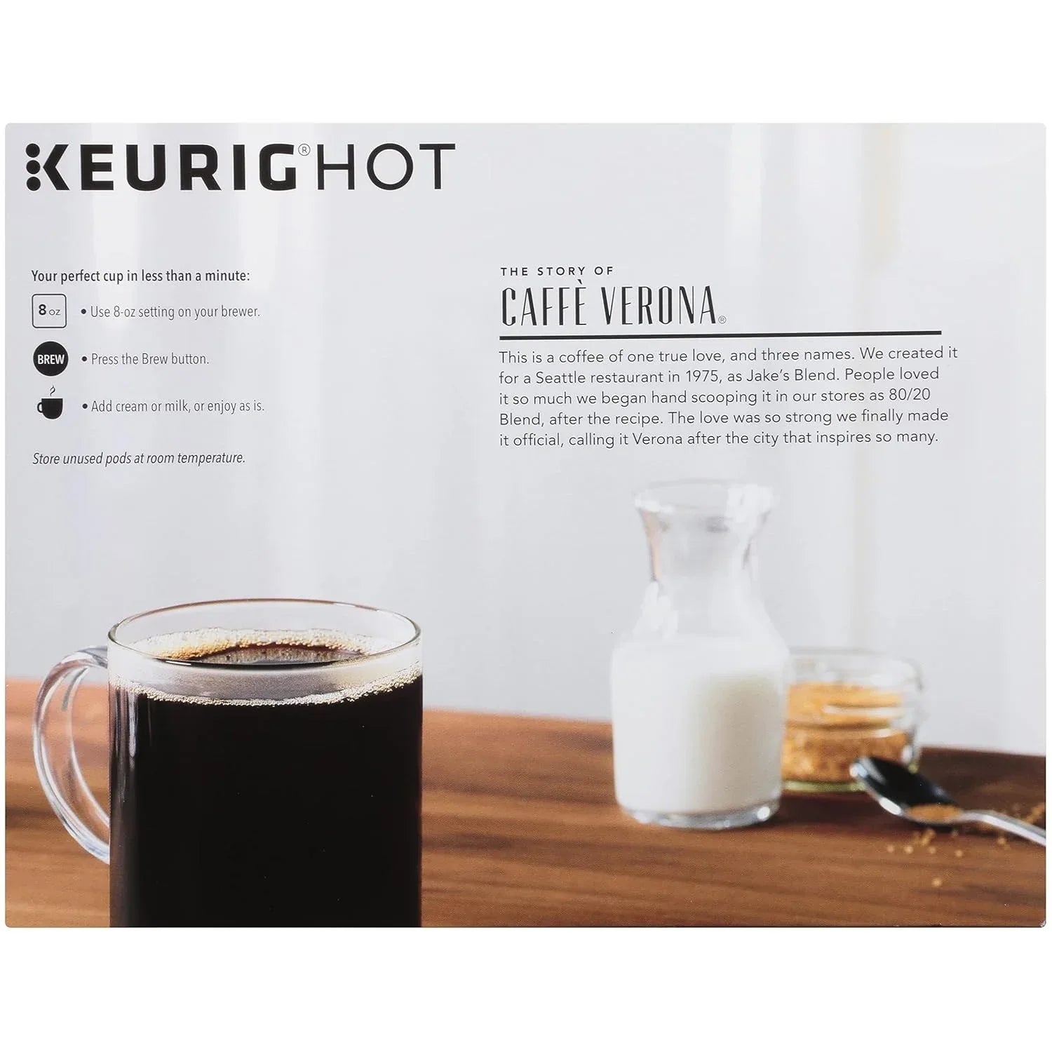 Starbucks Caffe Verona Coffee K-Cup Pods, Dark Roast Arabica Coffee