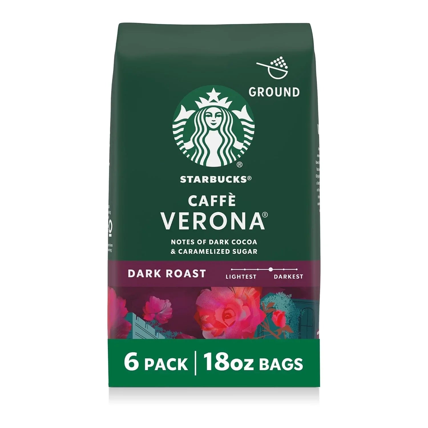 Starbucks Dark Roast K-Cup Coffee Pods — Caffè Verona for Keurig Brewers