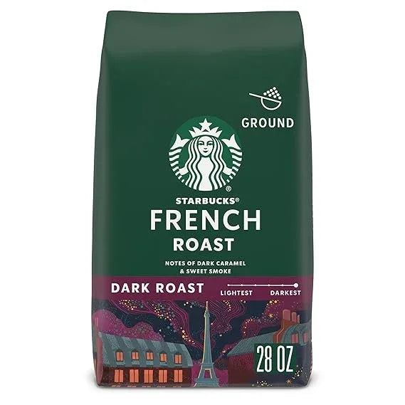Starbucks Coffee K-Cup Pods, French Roast, Dark Roast Ground Coffee K-Cups for Keurig Brewers, 100% Arabica Coffee