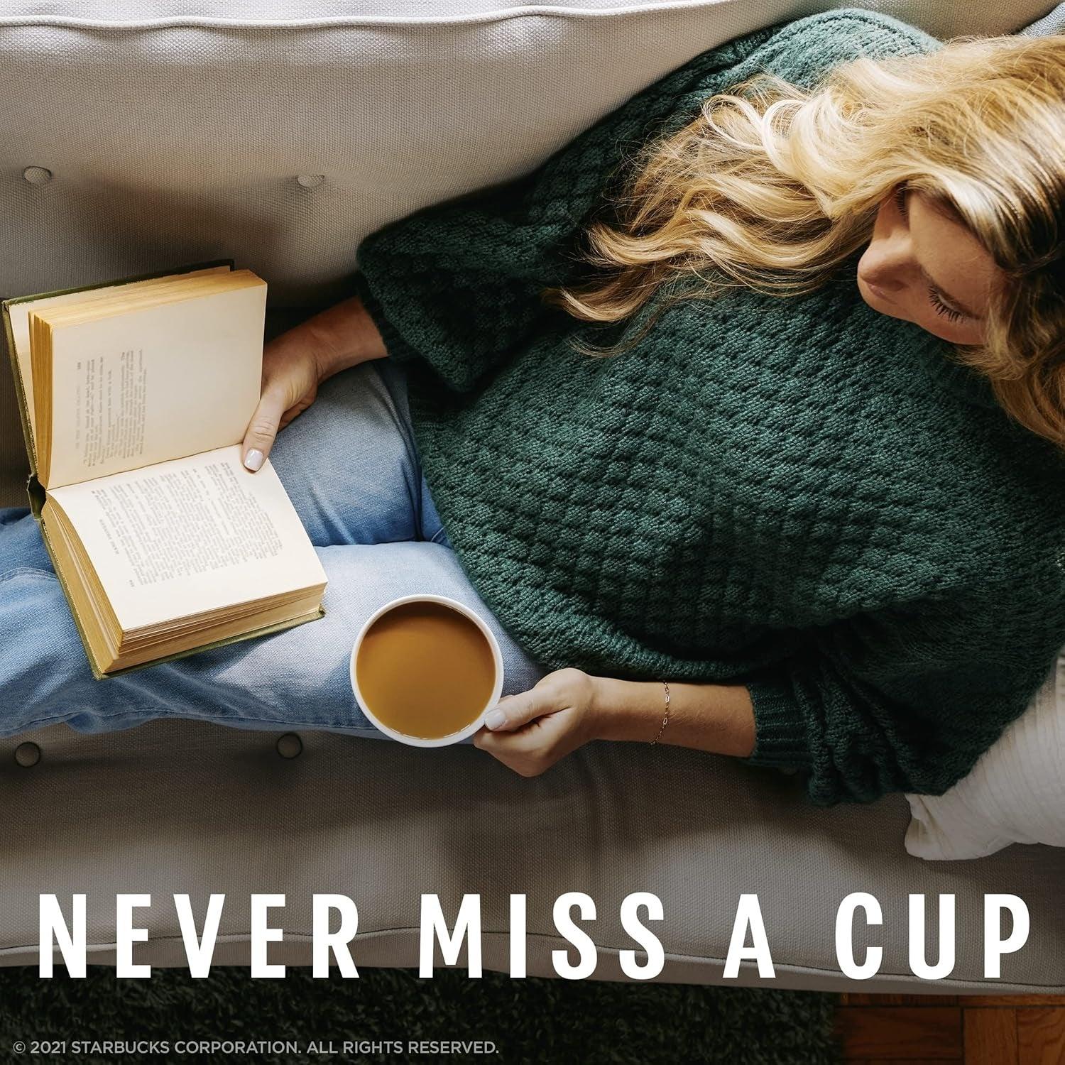 Starbucks K-Cup Coffee Pods, Medium Roast Hot or Iced Coffee, Breakfast Blend Keurig Pods