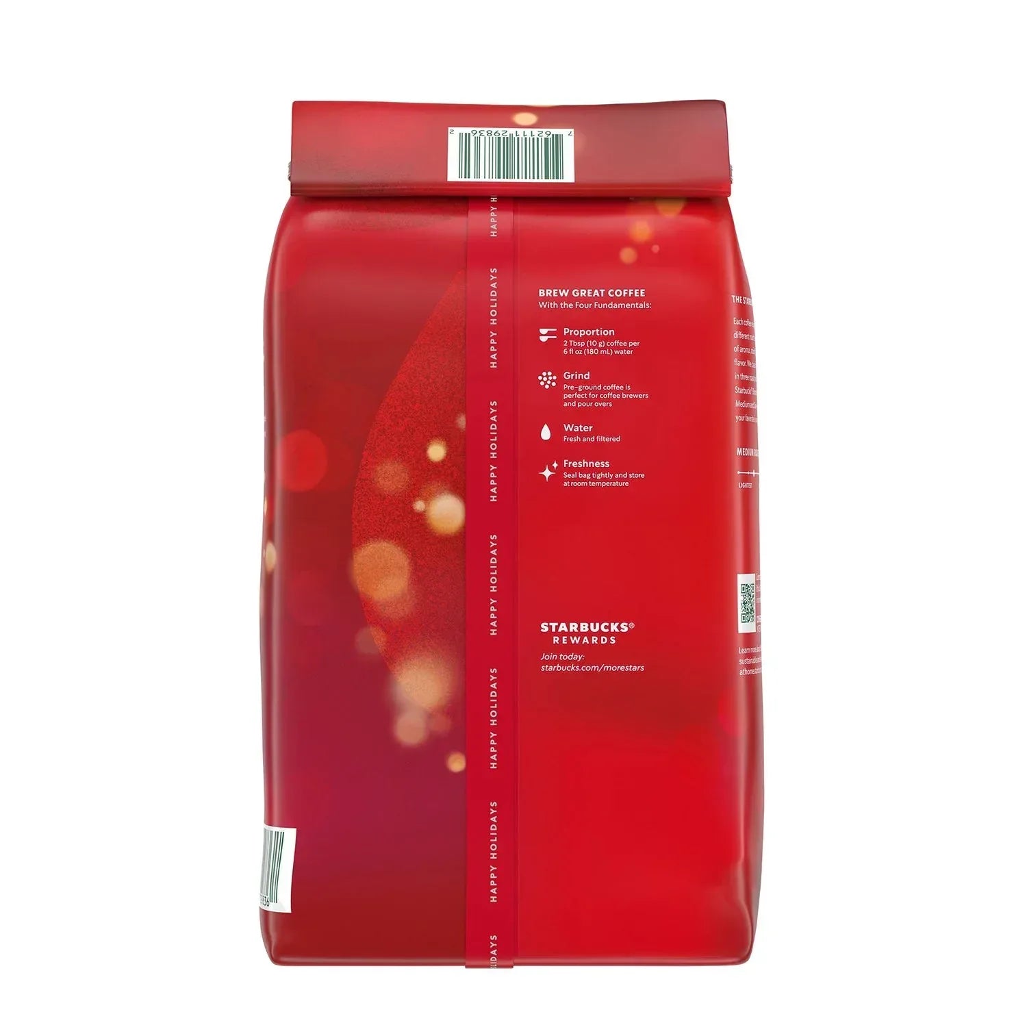 Starbucks Medium Roast Ground Coffee, Holiday Blend, 35 oz.