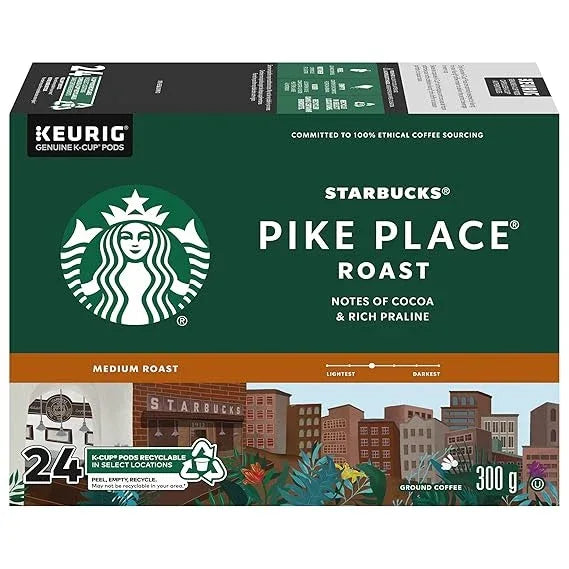 Starbucks Pike Place Roast K-Cups for Keurig