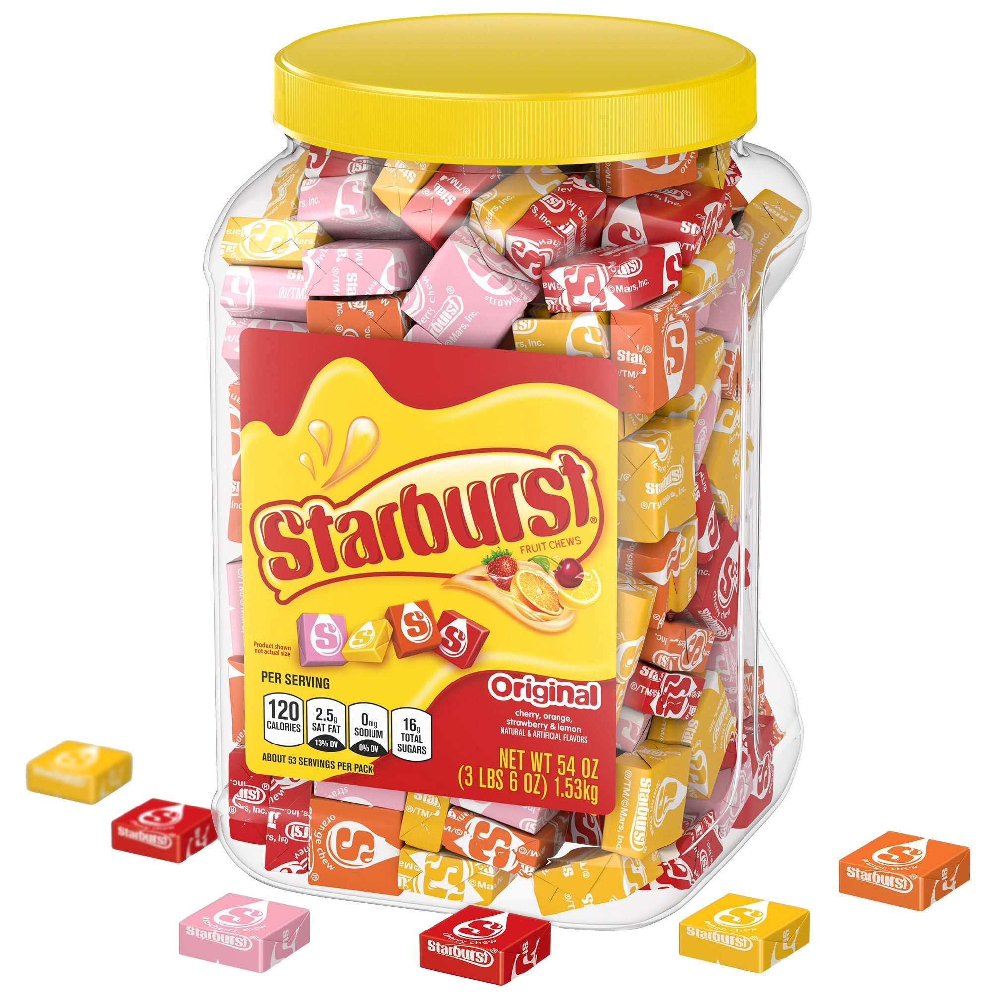 Starburst Chewy Candy, Original, 54 oz