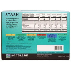 Stash Tea Essentials, Variety Pack, 180-count