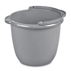 Sterilite 10 Qt. Spout Pail Classic Titanium - USA MEGA SHOP