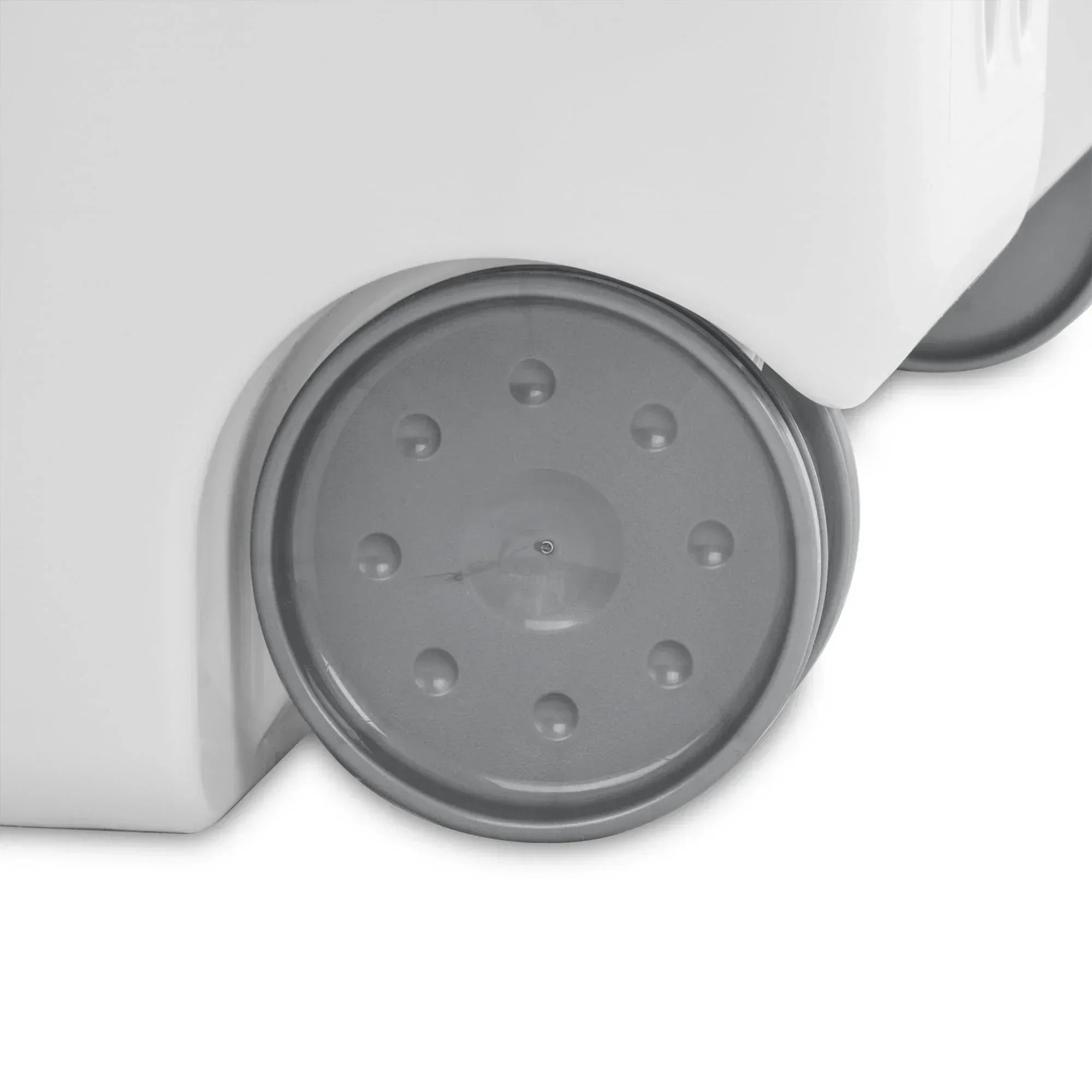 Sterilite Ultra™ Wheeled Hamper, Plastic Laundry Hamper with Handle and Wheels for Easy Transport, White