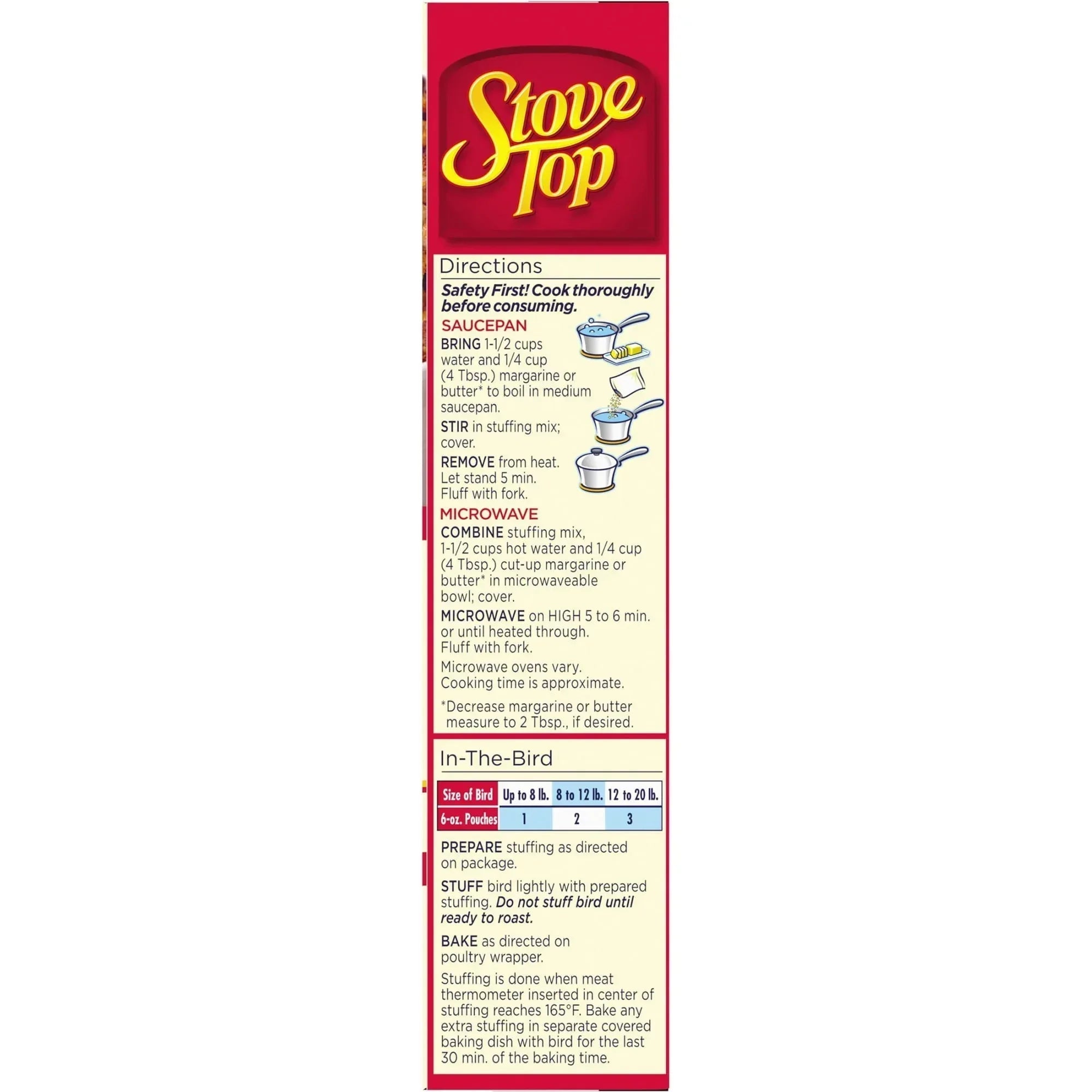 Stove Top Stuffing Mix for Chicken, 6 oz Box