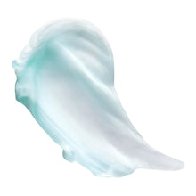 Translucent pale blue eye gel-cream dollop