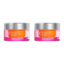 Vitamin C SPF moisturizer 2-pack in pink jars with silver lids