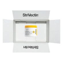 StriVectin cream jar in open carton box, yellow cap and white label