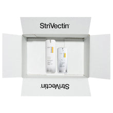 Face serum set in open box with two upright bottles