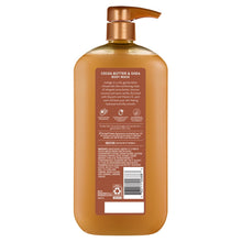 Suave cocoa butter & shea body wash bottle with pump, back label and barcode