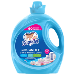 Suavitel Advanced Liquid Fabric Conditioner, Field Flowers, 280 Loads, 160 fl oz - USA MEGA SHOP