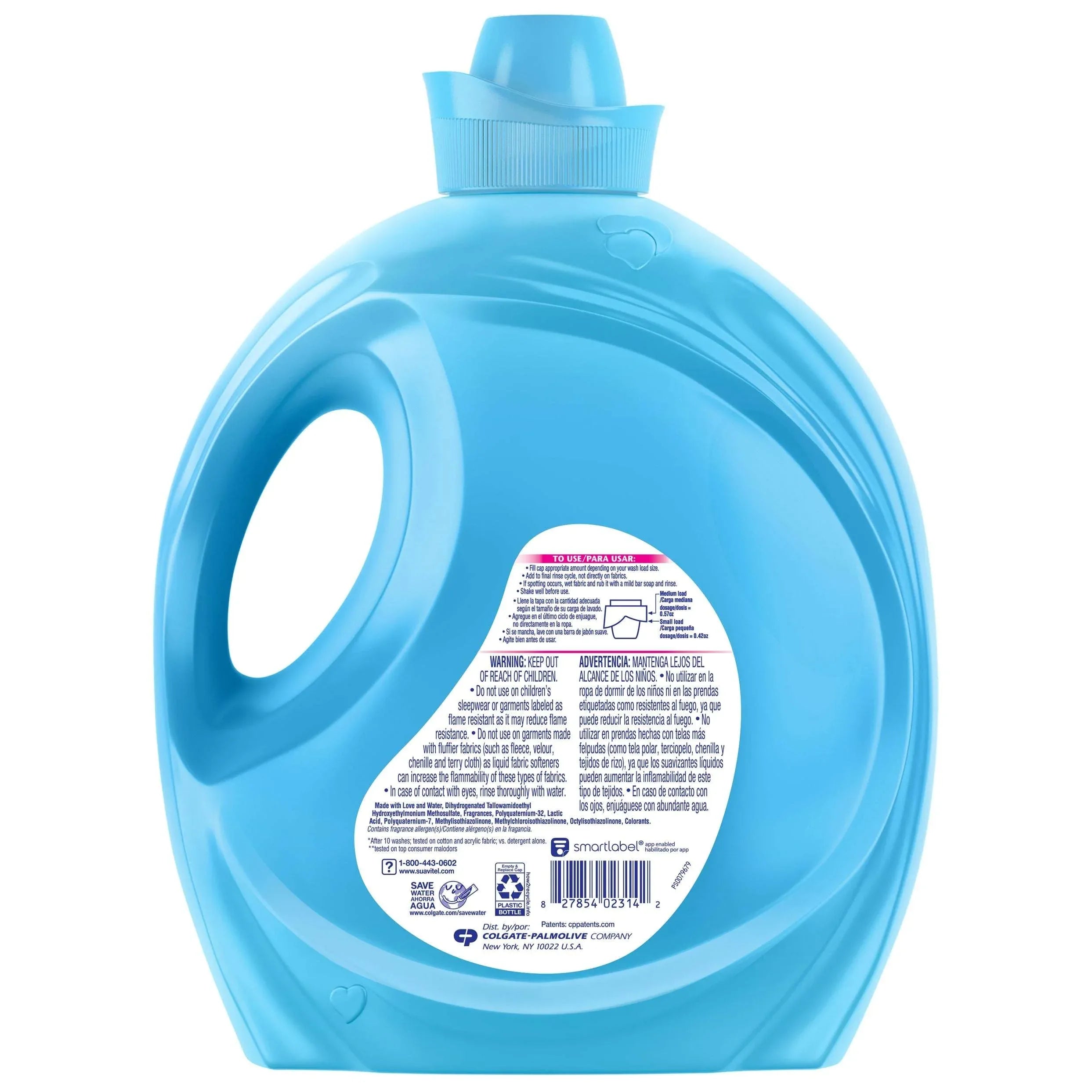 Suavitel Advanced Liquid Fabric Conditioner, Field Flowers, 280 Loads, 160 fl oz - USA MEGA SHOP