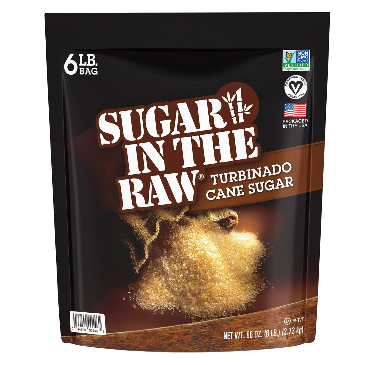Sugar In The Raw, Turbinado Cane Sugar, 96 oz - USA MEGA SHOP