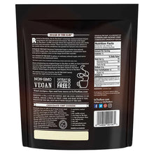 Turbinado cane sugar bag, back with nutrition facts and ingredient panel