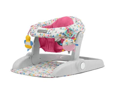 Summer Infant Learn-to-Sit 2-Position Floor Seat (Funfetti Pink) – Sit Baby Up in This Adjustable Baby Activity Seat