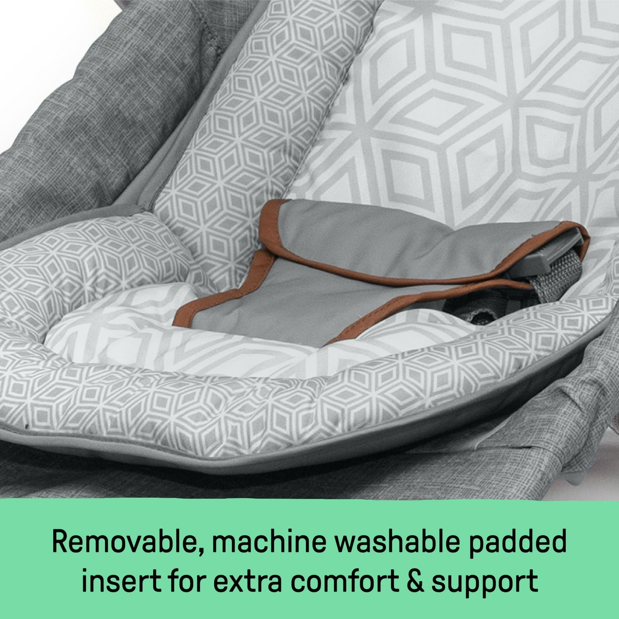 Summer by Ingenuity 2-in-1 Baby Bouncer & Rocker Duo for Infants, Heather Gray
