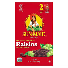 Sun-Maid California sun-dried raisins 2.0 lb bag with grapes graphic