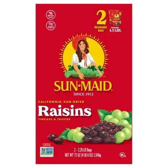 Sun-Maid, Raisins, 2.25 lbs, 2-Count