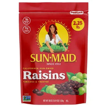 Sun-Maid raisins resealable 2.25 lb bag with FreshLock, California sun-dried