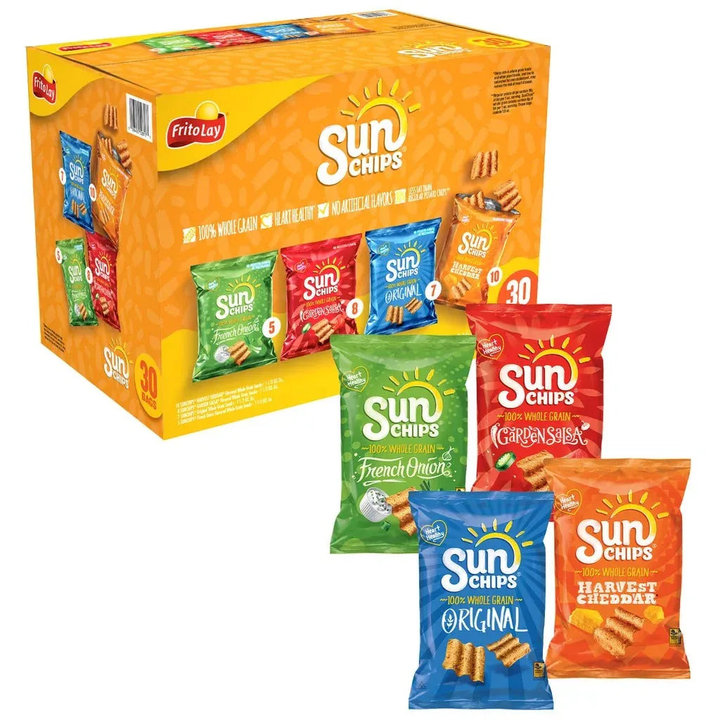 SunChips Whole Grain, Variety, 1.5 oz, 30-count - USA MEGA SHOP