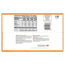 Back of whole grain snack variety box showing Nutrition Facts panel