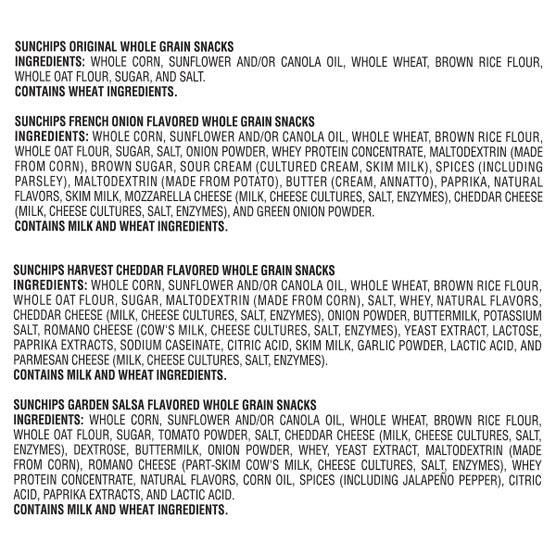 SunChips Whole Grain, Variety, 1.5 oz, 30-count - USA MEGA SHOP
