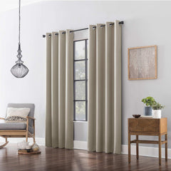Sun Zero Hartford Room Darkening Grommet Curtains, 2-pack